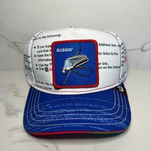 NEW Goorin Brothers Farm Trucker Hat  - "BUGGIN"